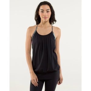 🆕Lululemon No Limits Tank Black Petal Pop Multi